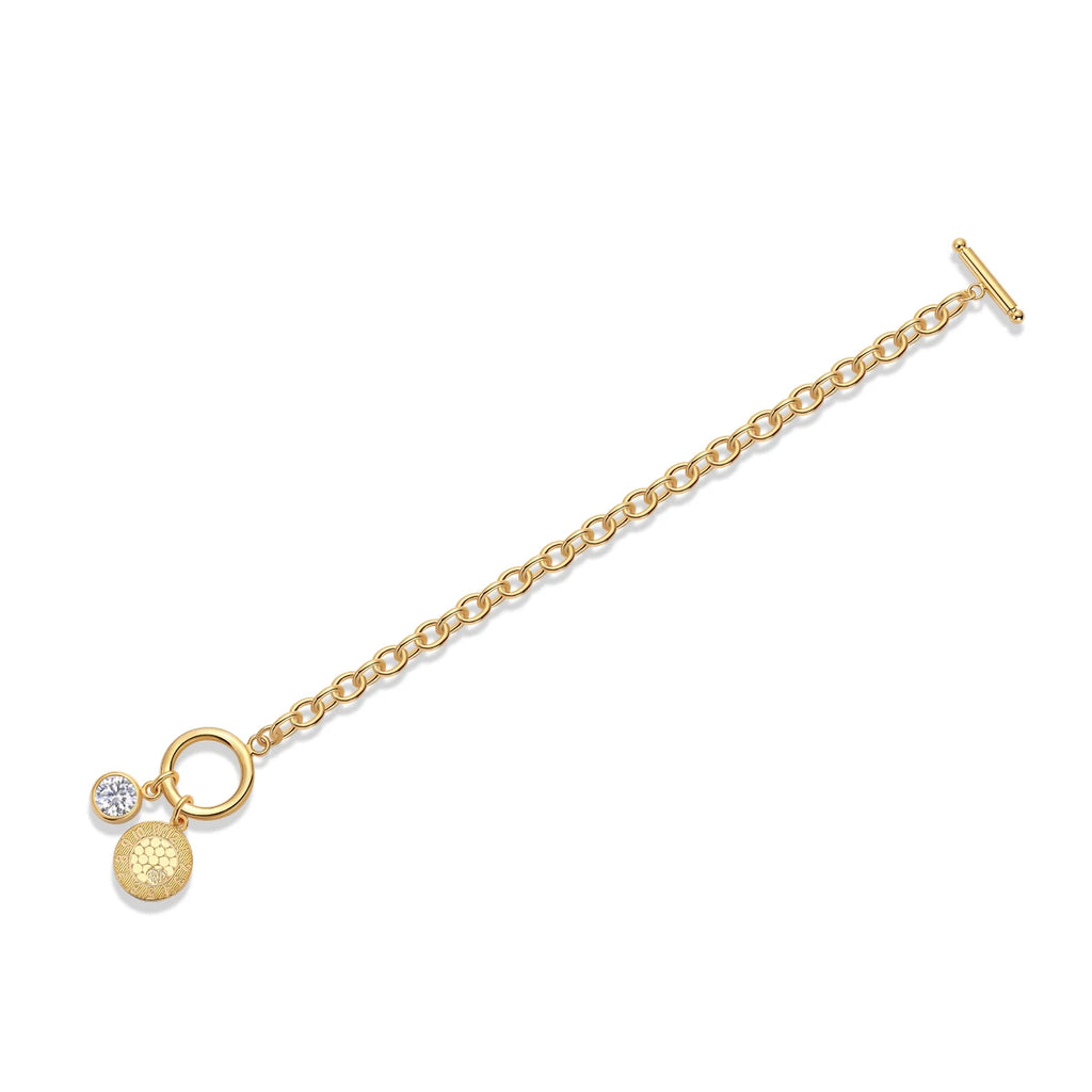 Cévana Aurelia Charm Link Bracelet