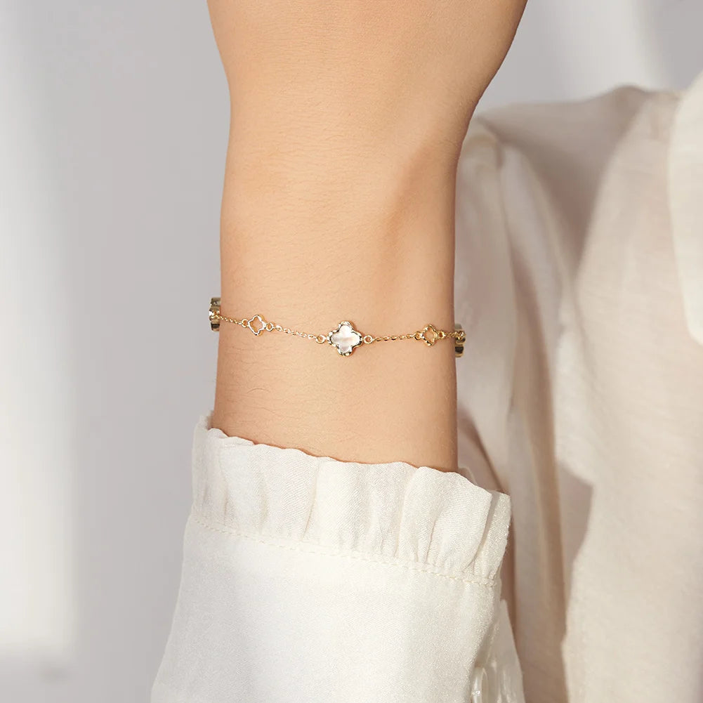 Cèvana Éclat Clover Bracelet