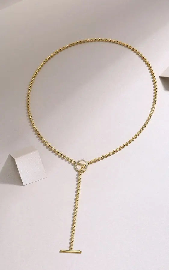 CÉVANA T-Bar Elegance Necklace