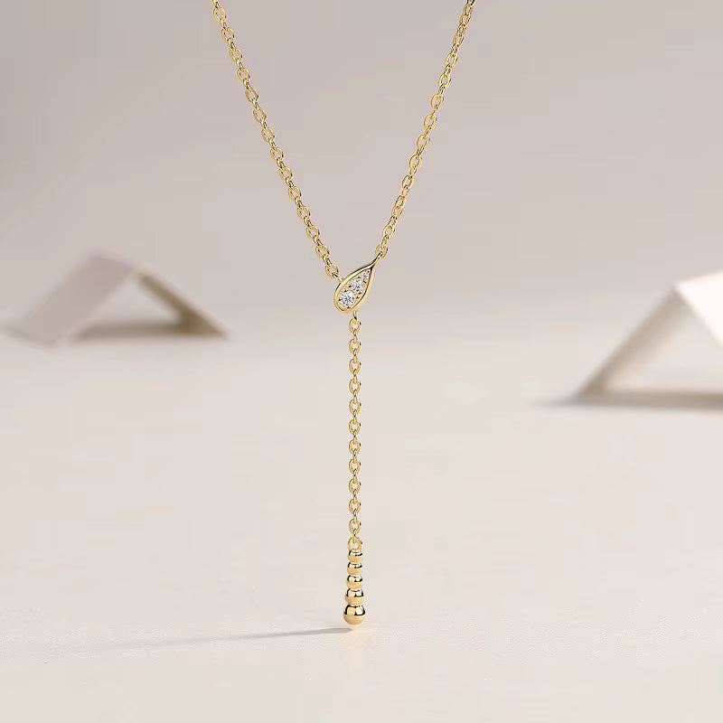 Cevana Lumière Teardrop Necklace