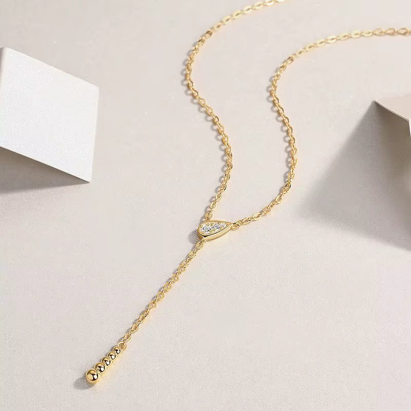 Cevana Lumière Teardrop Necklace